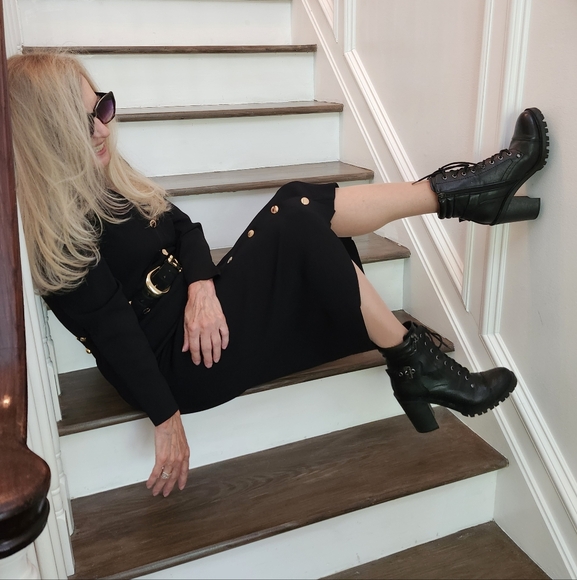 Guess Excellent Condition & Super Comfy Black Moto Booties, 8.5M, $48 - Picture 8 of 13